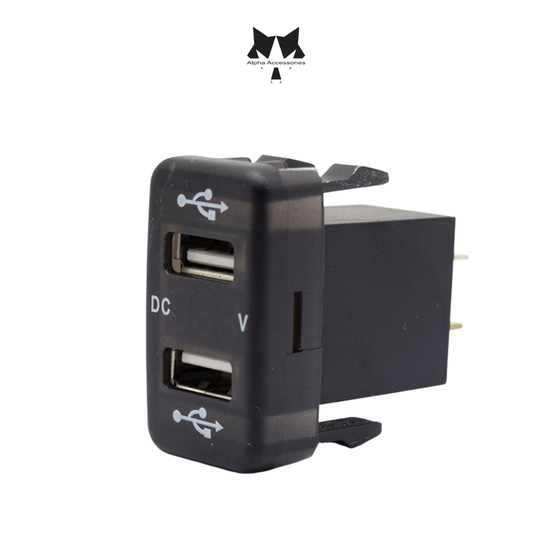Lumeno | Dual QC3 USB Charger with Volt Meter