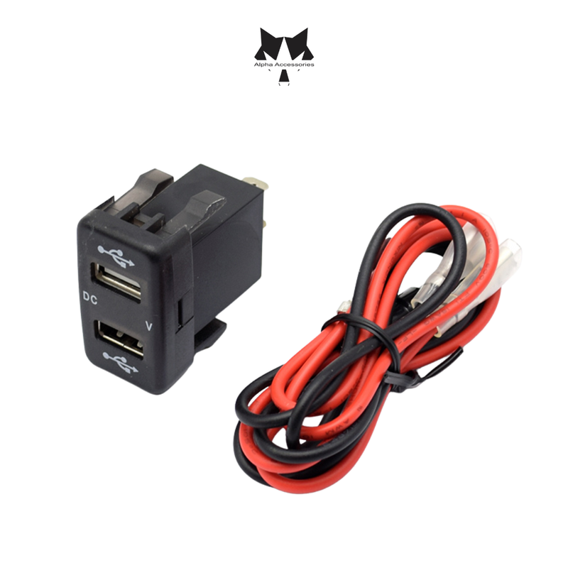 Lumeno | Dual QC3 USB Charger with Volt Meter