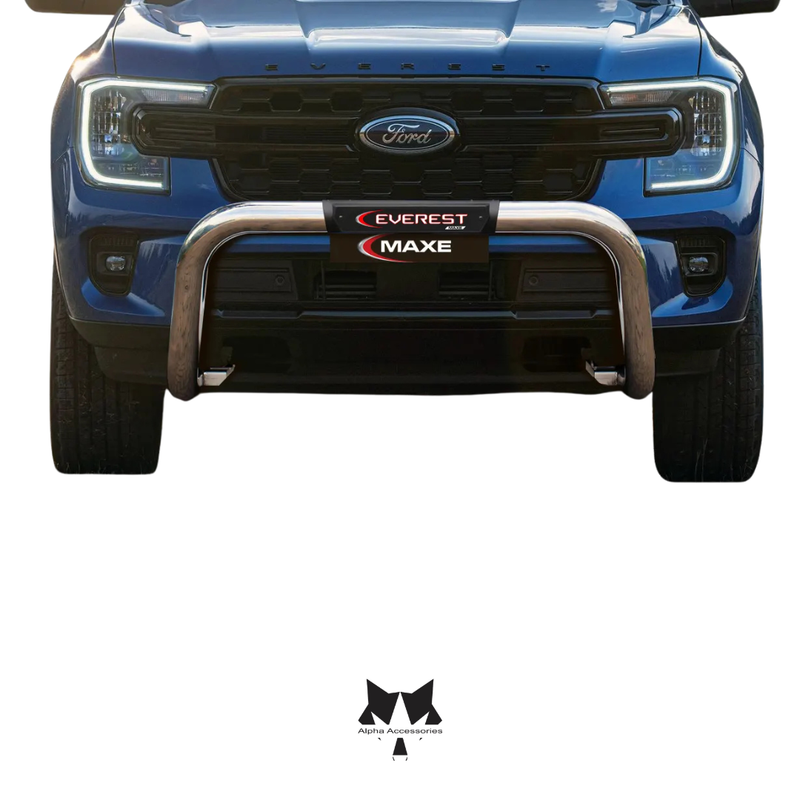 Maxe | Ford Everest 2023+ P703 Stainless Steel PDC Friendly Nudge with PI Cover
