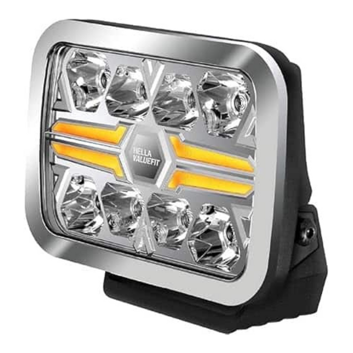 Hella Valuefit Blade Rectangular 9'' Chrome single