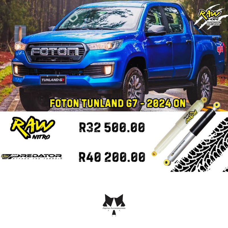 Raw4x4 | Foton Tunland G7 2024 Suspension Upgrade