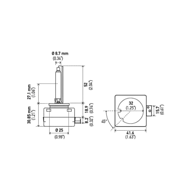 Hella | D1S HID Bulb 4300K