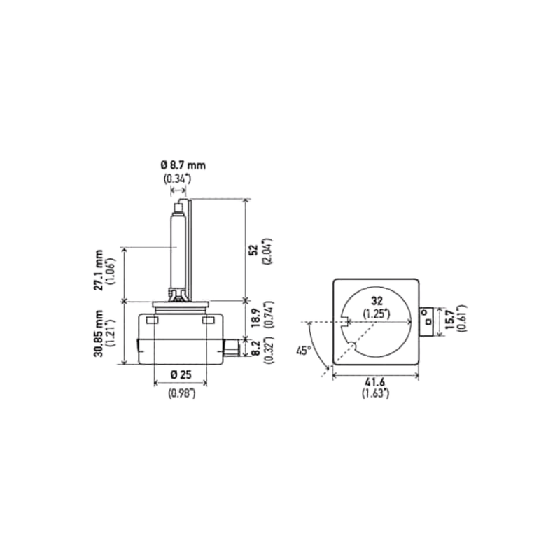 Hella | D1S HID Bulb 6000K