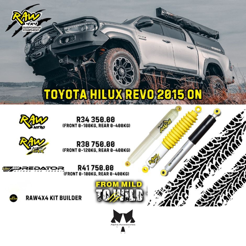 Raw4x4 | Toyota Hilux Revo 2015+ Suspension Upgrade