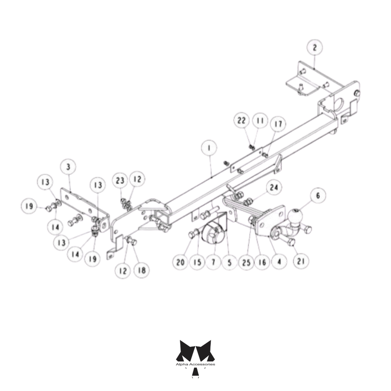 Bosal | Hyundai Creta Grand 7 2022 Towbar
