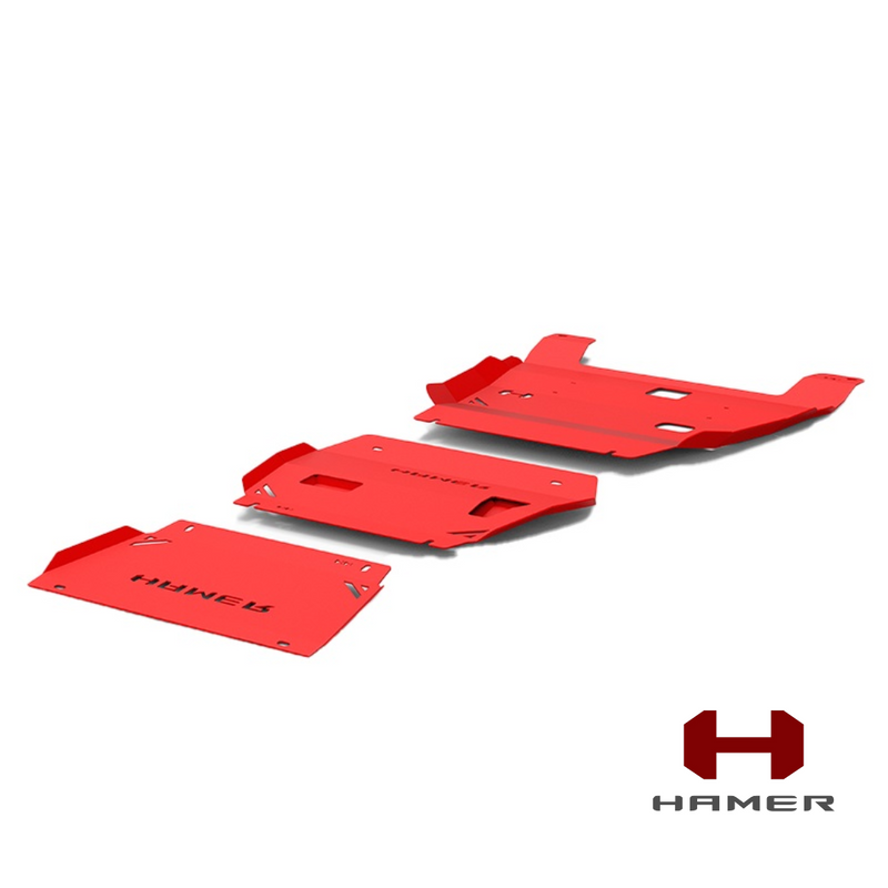 Hamer | Ford Ranger 3 Piece Underbody Protection Plates (2015–2022)