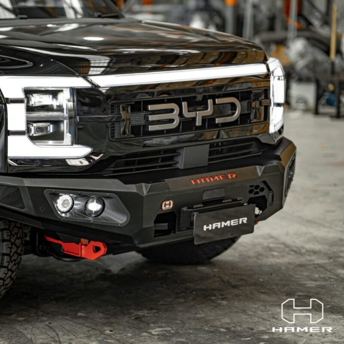 Hamer Rear Bumper Hamer | BYD Shark 6 King Series Replacement Bumper — Alpha Accessories ...