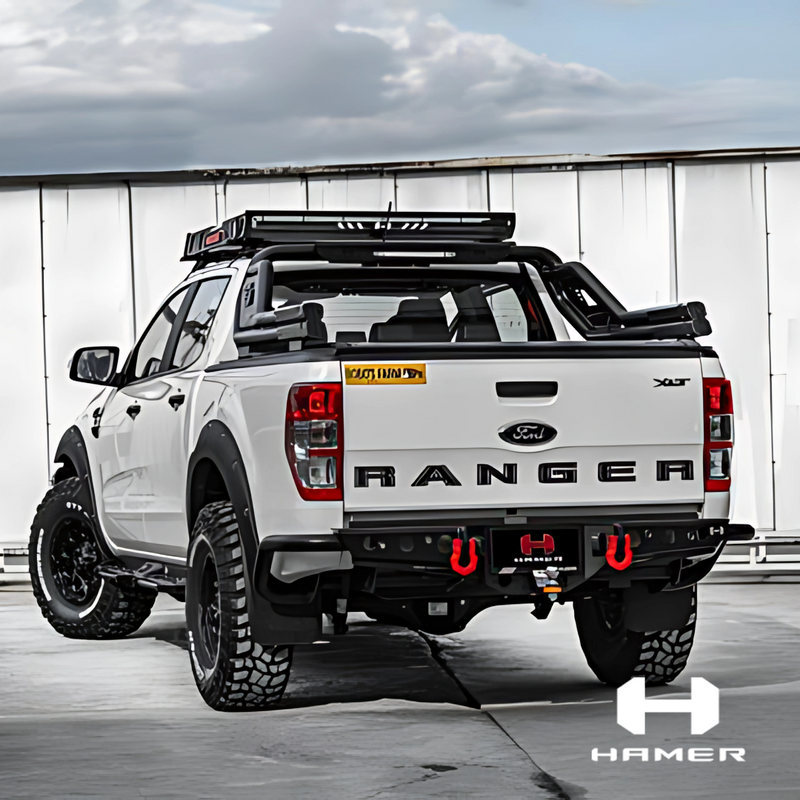 Hamer Rear Bumper Hamer | Ford Ranger G-Series Rear Bumper (2015–2022) — Alpha ...