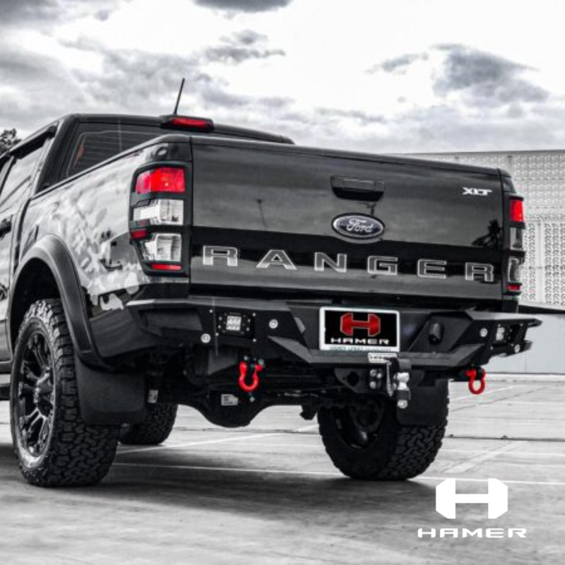 Hamer Rear Bumper Hamer | Ford Ranger Nova Series Rear Bumper (2015–2022) — Alpha ...