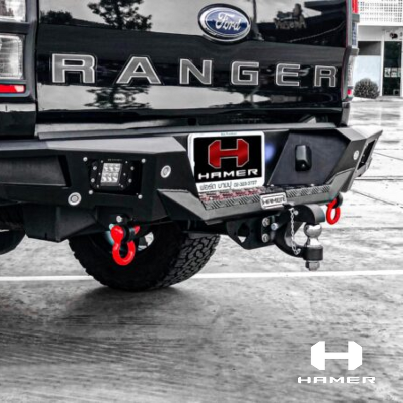 Hamer Rear Bumper Hamer | Ford Ranger Nova Series Rear Bumper (2015–2022) — Alpha ...