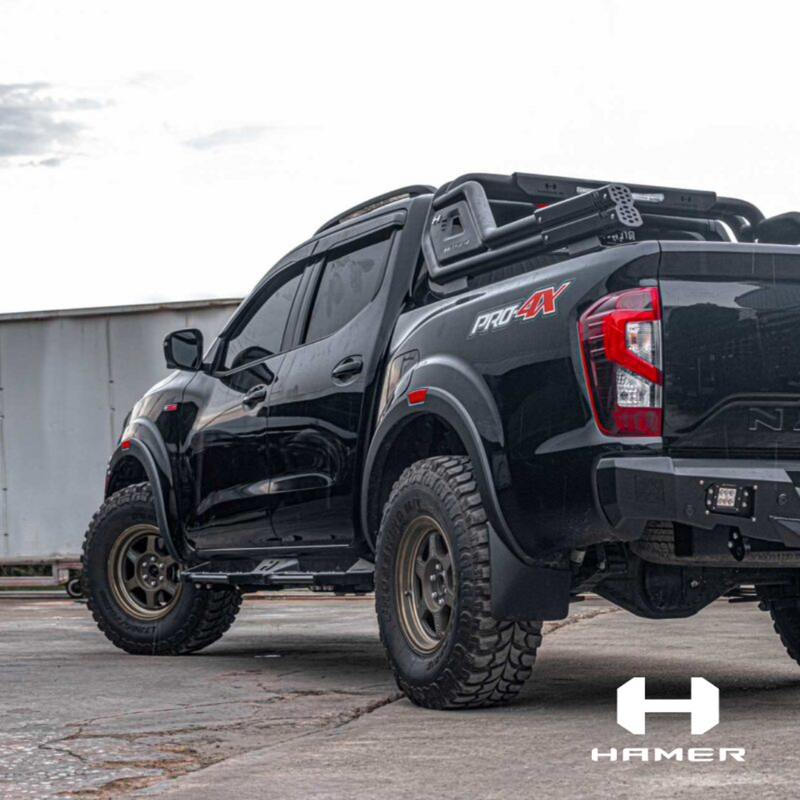Hamer | Nissan Navara PRO4X Shadow Series Side Steps (2020+)
