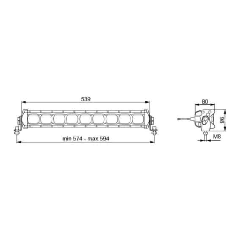 Hella | Driving Lamp LB 540 LED ECE Lightbar