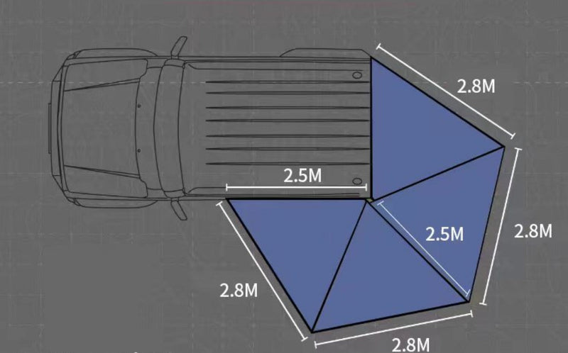 D.A.G | 270 Degree Buffalo Wing Awning