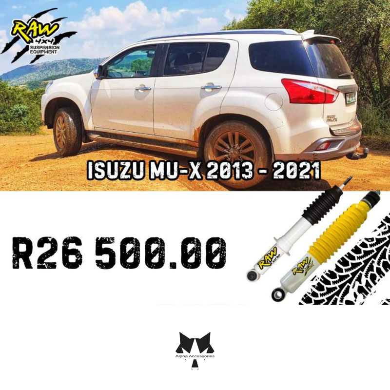 Raw4x4 | Isuzu MU-X 2013 - 2021 Suspension Upgrade