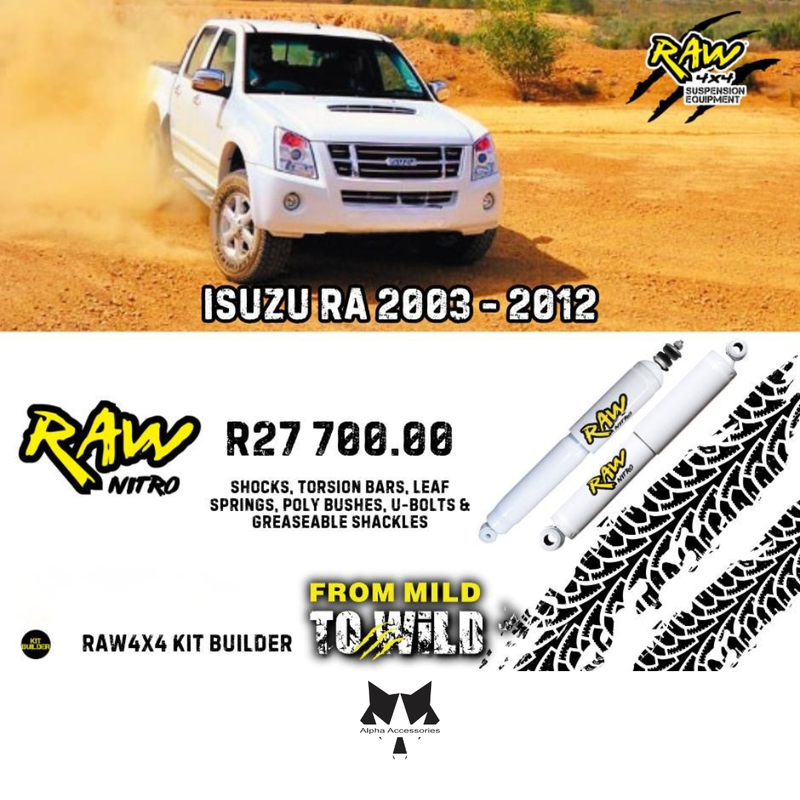 Raw4x4 | Isuzu RA 2003 - 2012 Suspension Upgrade