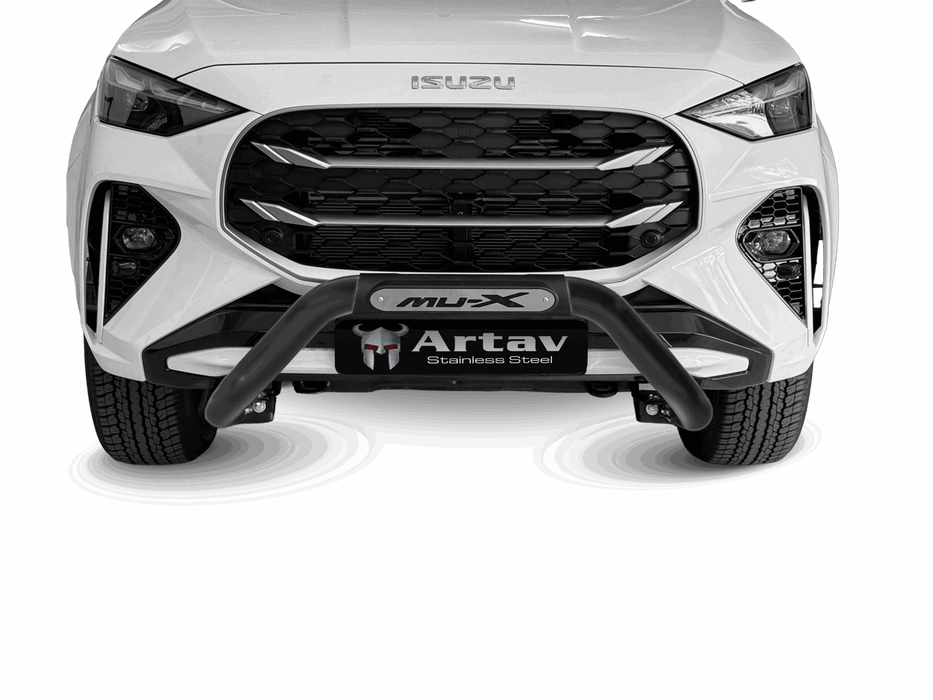 Artav | Artav | Isuzu MU-X PDC Nudge Bar Black w Branded Injection Mould