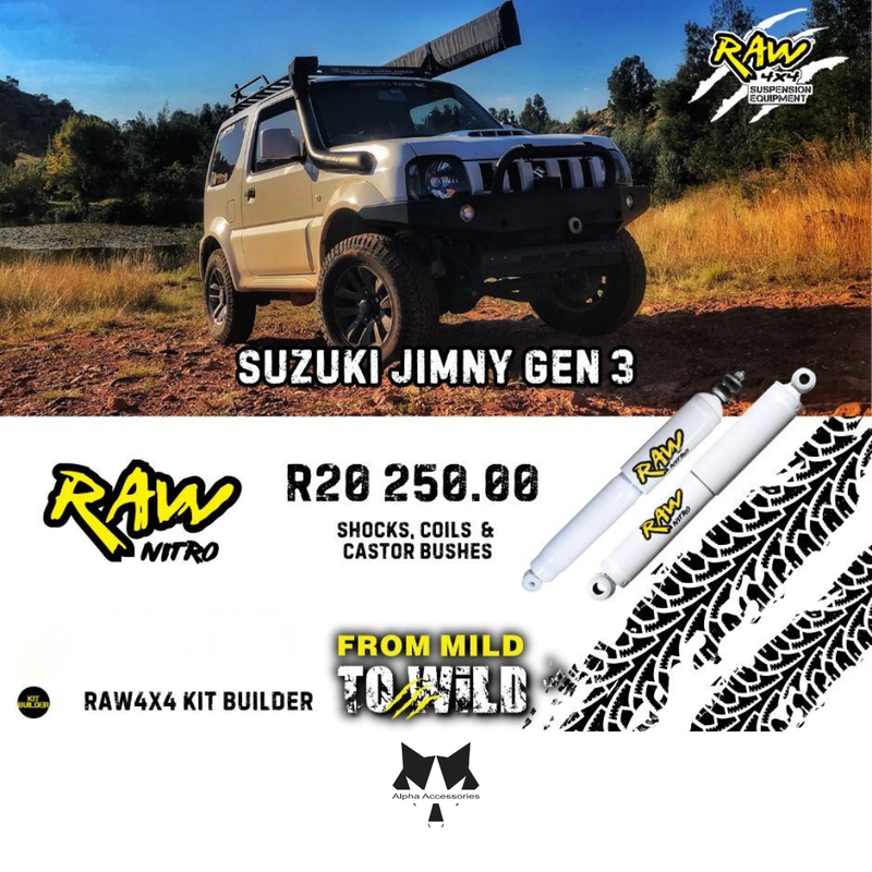 Raw4x4 | Suzuki Jimny Gen 3 Suspension Upgrade