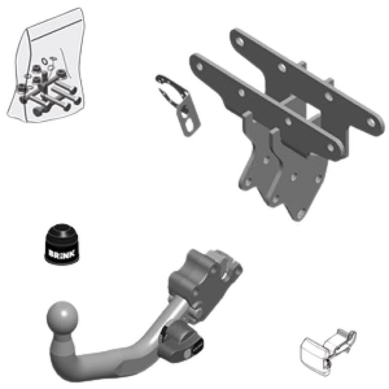 Brink | Jeep Wrangler IV JK/JL 2007+ Detachable Towbar