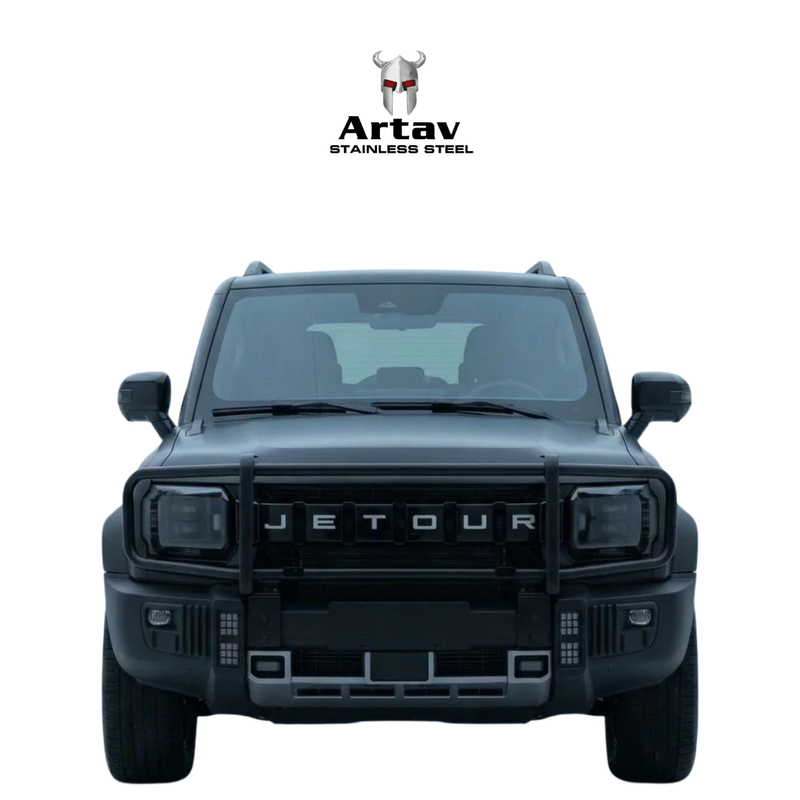 Artav | Jetour T2 Grill Guard w Spotlight Mounts