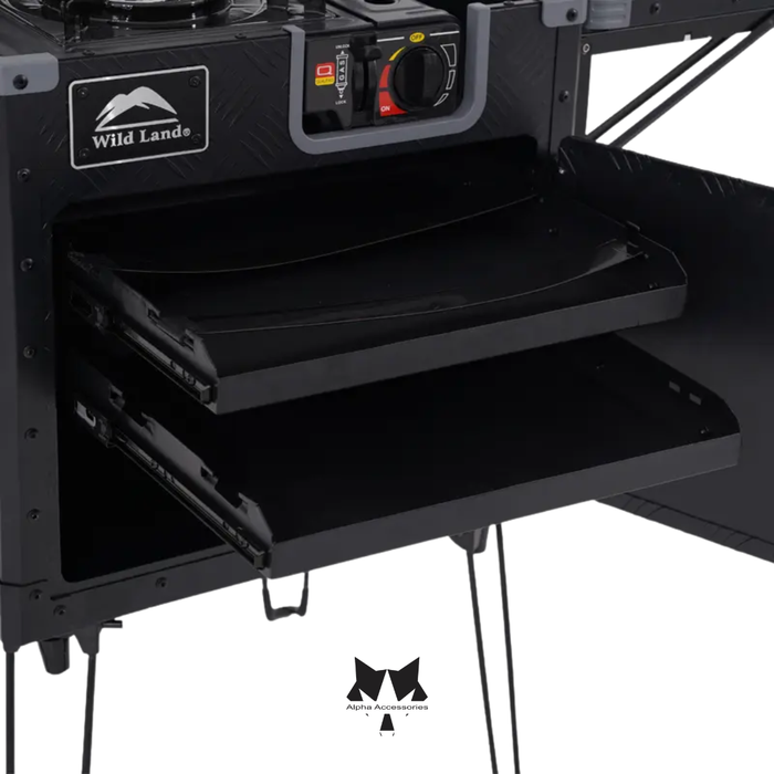 Runva | Wild Land Multi-Function Foldable and Portable Integrated Outdoor Kitchen Box Pro