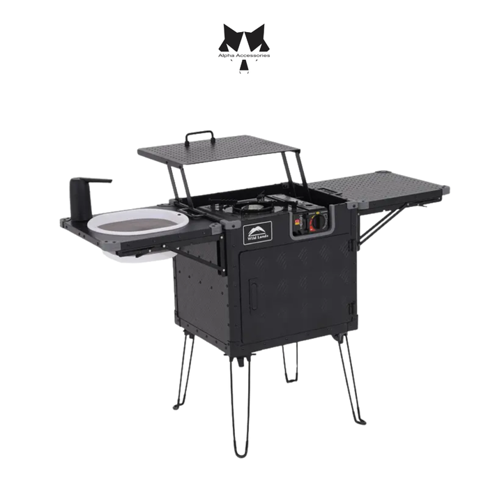 Runva | Wild Land Multi-Function Foldable and Portable Integrated Outdoor Kitchen Box Pro