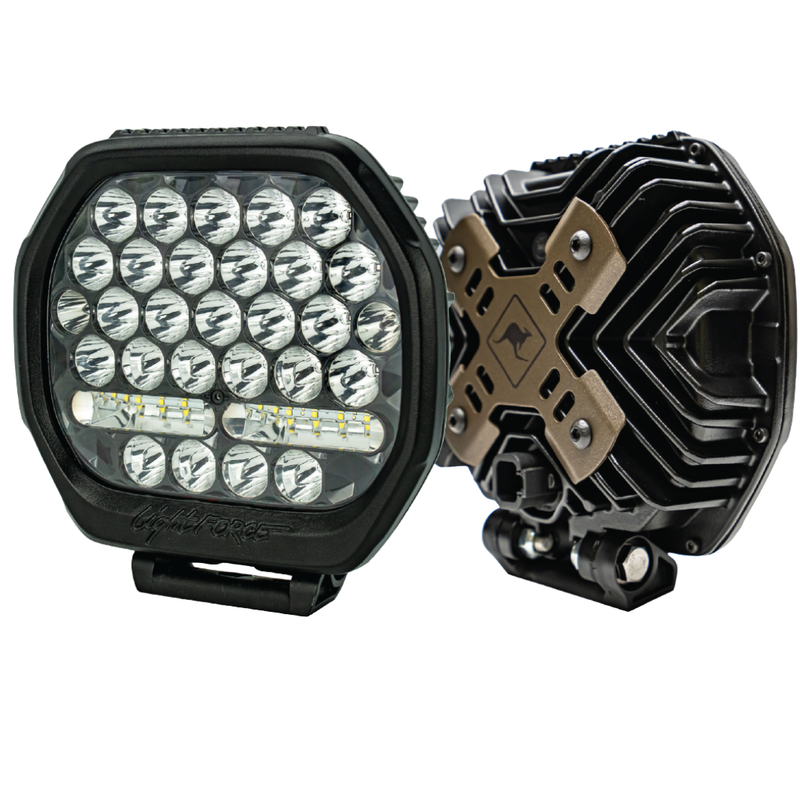 Light Force | Beast 3-Mode LED Driving Light Twin Pack