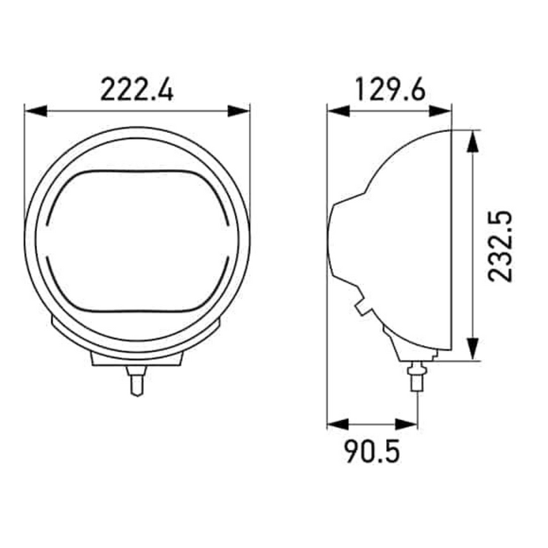 Hella | LUMINATOR LED Chromium 50 (Single)