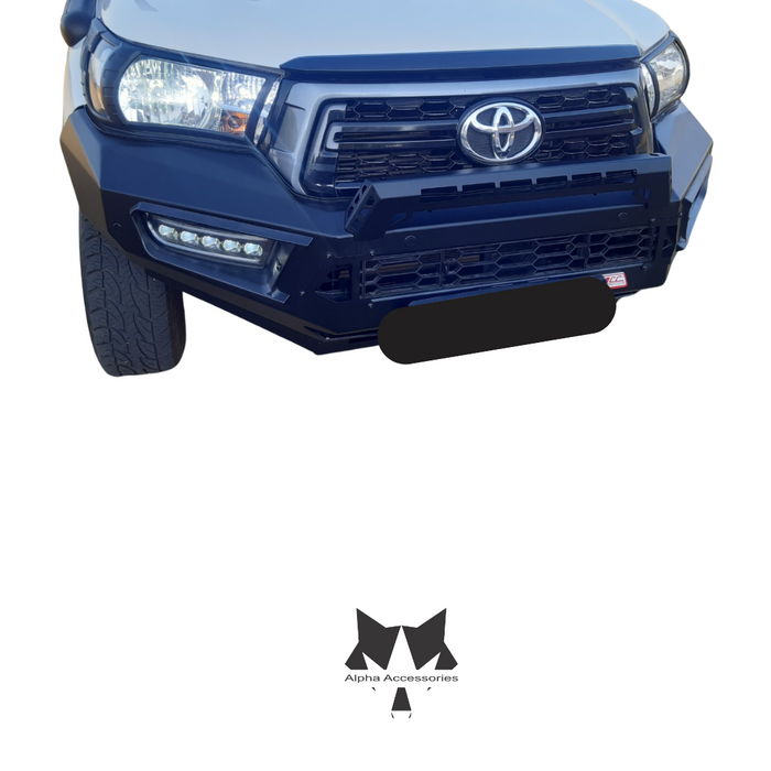 HILUX ROCCO / DAKAR / LEGEND 50 GD6 2018–2020: Pegasus Mild Steel Front Bumper Replacement Bullbar