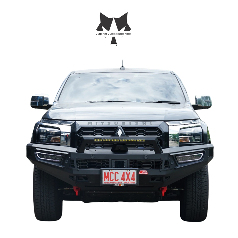 Runva | Mitsubishi Triton MV New Model 2025+ Pegasus Mild Steel Front Low loop Bumper Replacement Bullbar