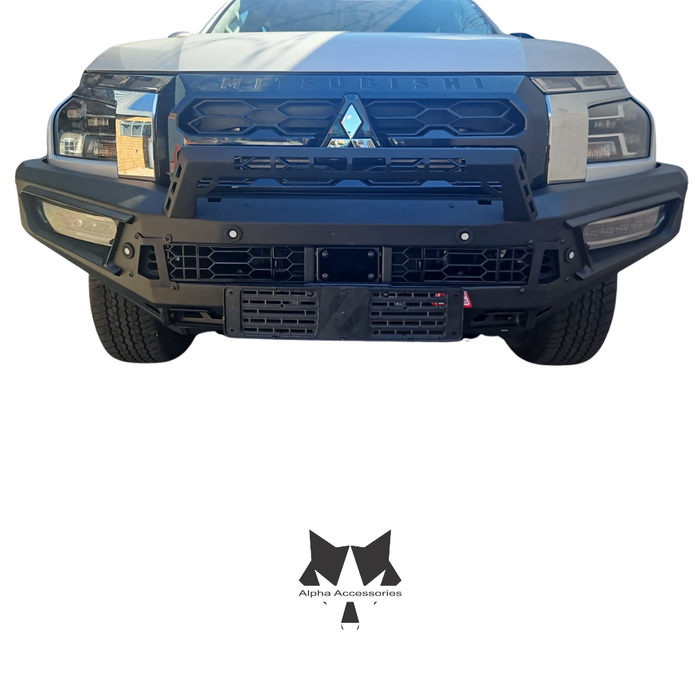 Runva | Mitsubishi Triton MV New Model 2025+ Pegasus Mild Steel Front Low loop Bumper Replacement Bullbar