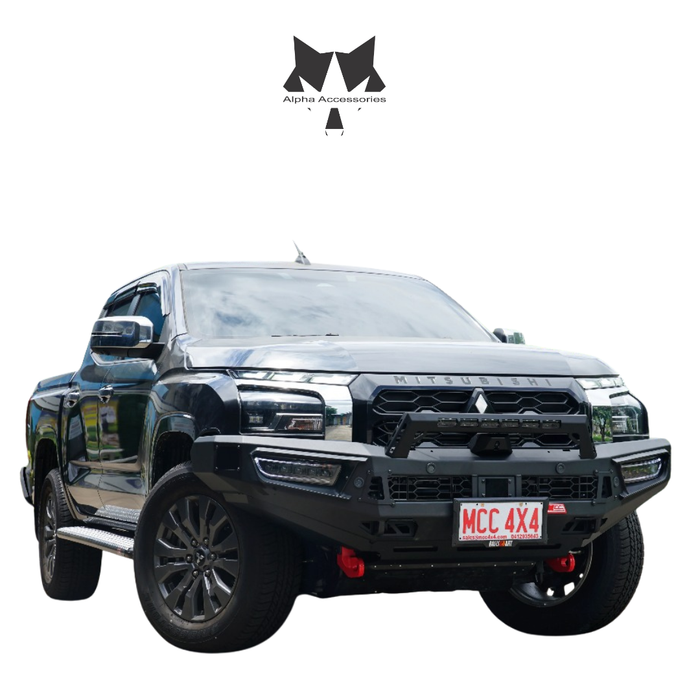 Runva | Mitsubishi Triton MV New Model 2025+ Pegasus Mild Steel Front Low loop Bumper Replacement Bullbar
