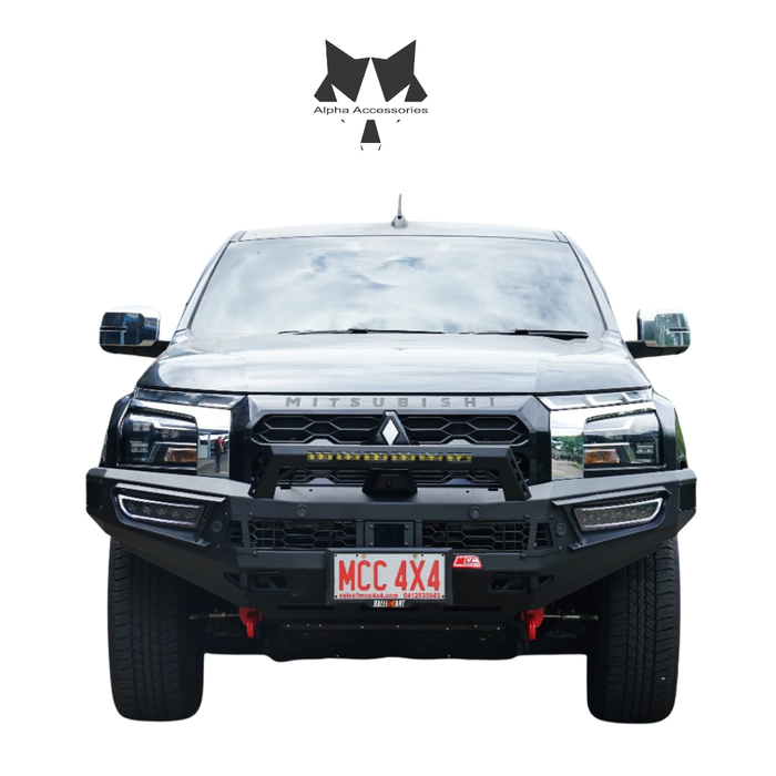 Runva | Mitsubishi Triton MV New Model 2025+ Pegasus Mild Steel Front Low loop Bumper Replacement Bullbar