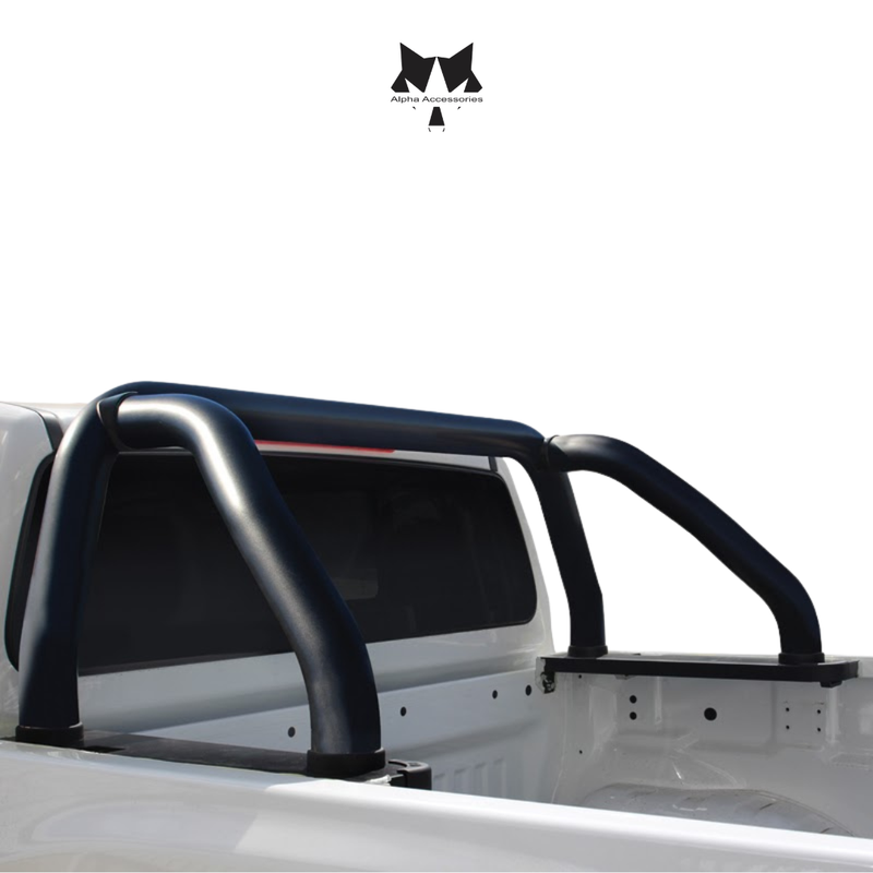 Maxe | Nissan Navara MY2021 MLA Black Stainless Steel Fleet Sports Bar