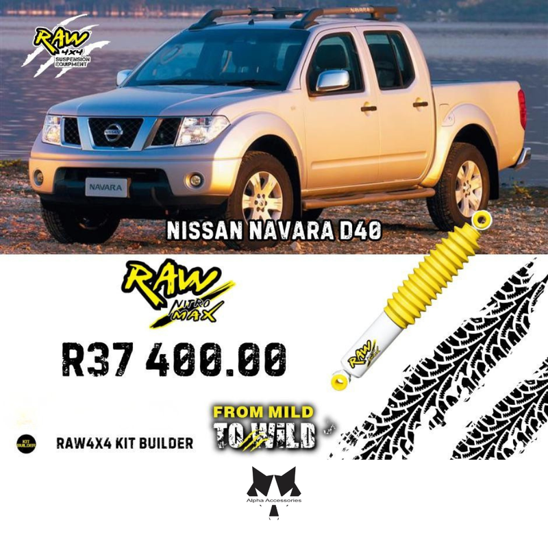 Raw4x4 | Nissan Navara D40 2005+ Suspension Upgrade