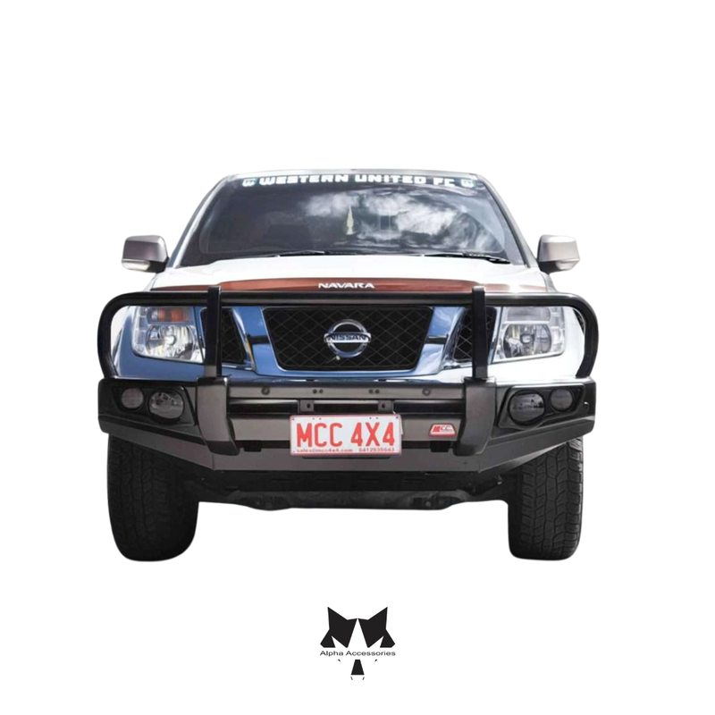 Runva | Nissan Navara D40 2011 - 2016 Post Type Front Bumper Replacement Bullbar (Spain Built Spec Only)