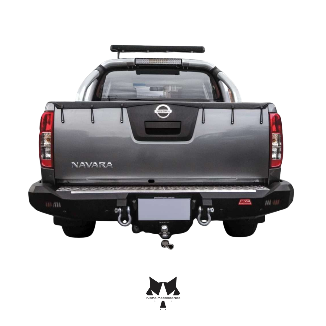 Runva | Nissan Navara 2005 - 2017 Rocker Rear Replacement Bumper With ...