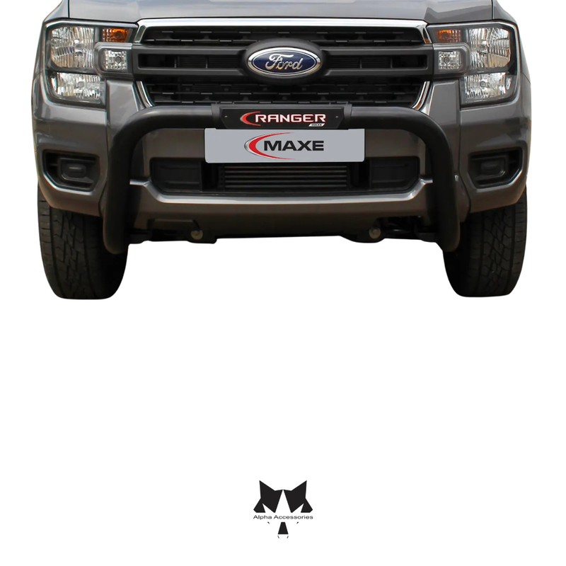 Maxe | MLA Ford Ranger Next Gen P703 Stainless Steel PDC Friendly Nudge with PI Cover