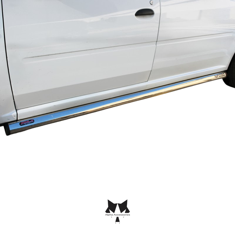 Maxe | Nissan NP200 Stainless Steel Side Bars