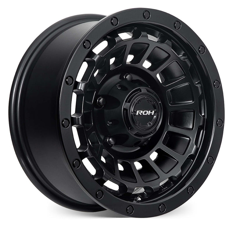 ROH OT5 Matt Black 15X6 0 5/139.7