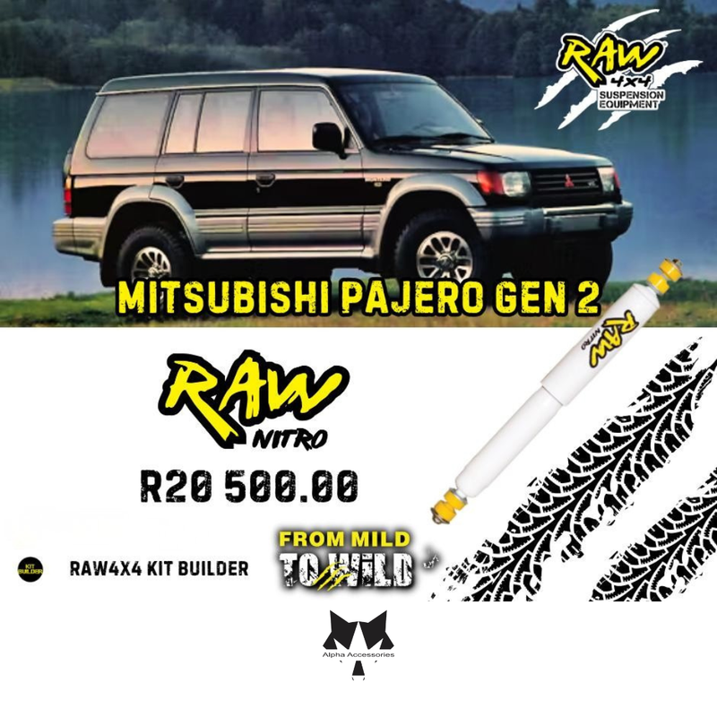 Raw4x4 | Mitsubishi Pajero Gen 2 Suspension Upgrade