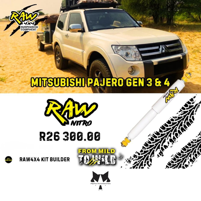 Raw4x4 | Mitsubishi Pajero Gen 3 & 4 Suspension Upgrade