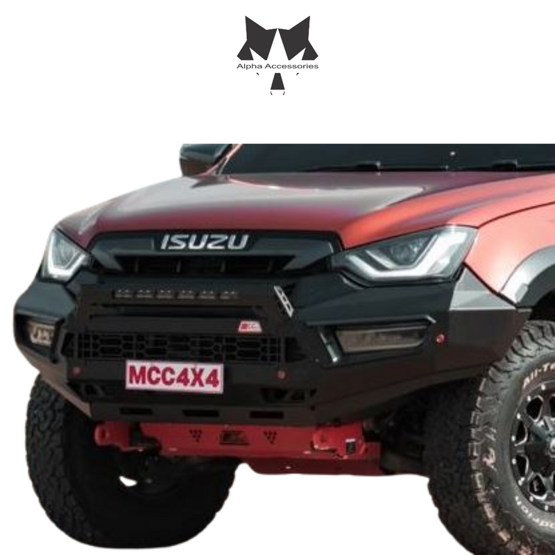 Runva | Isuzu D-MAX GEN 7 2022+ Pegasus Mild Steel Front Low Loop Bumper Replacement Bullbar