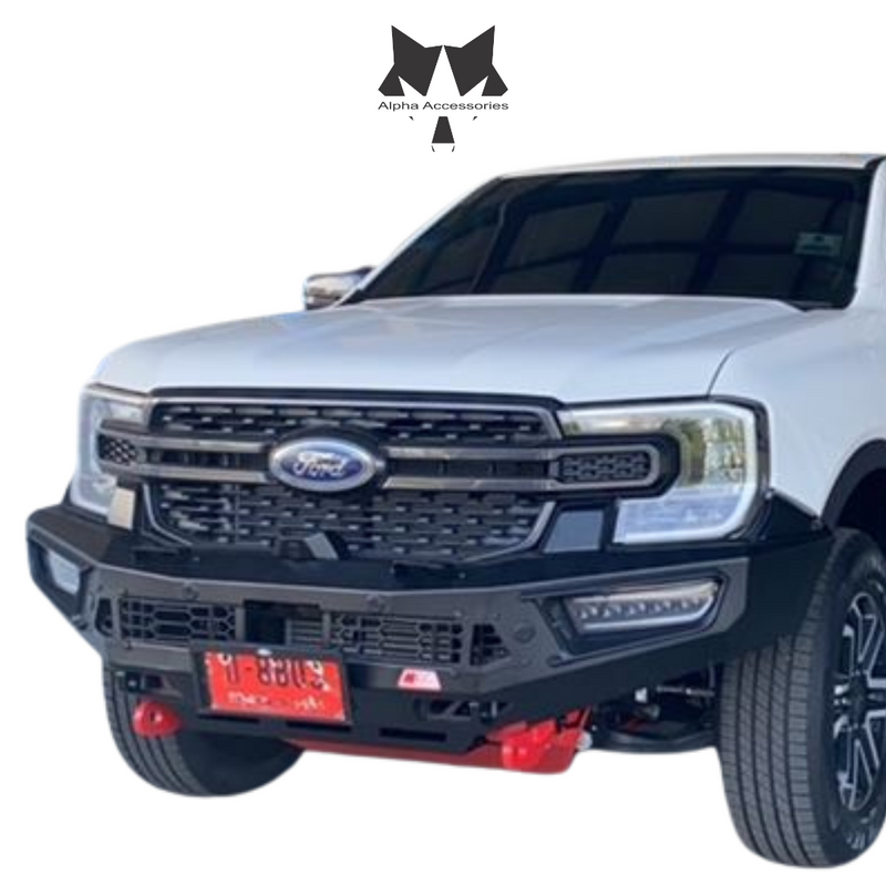 Runva | Ford Ranger T9 & Everest 2023+ Pegasus Mild Steel Front Bumper Replacement Bullbar