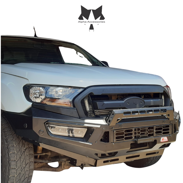 RANGER T7 & Everest 2016–2023: PEGASUS Mild Steel Front Bumper Replacement Bullbar