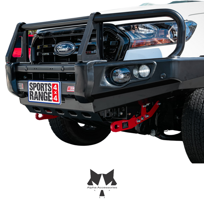 RANGER T7 & Everest 2016–2023: Post Type Front Bumper Replacement Bullbar