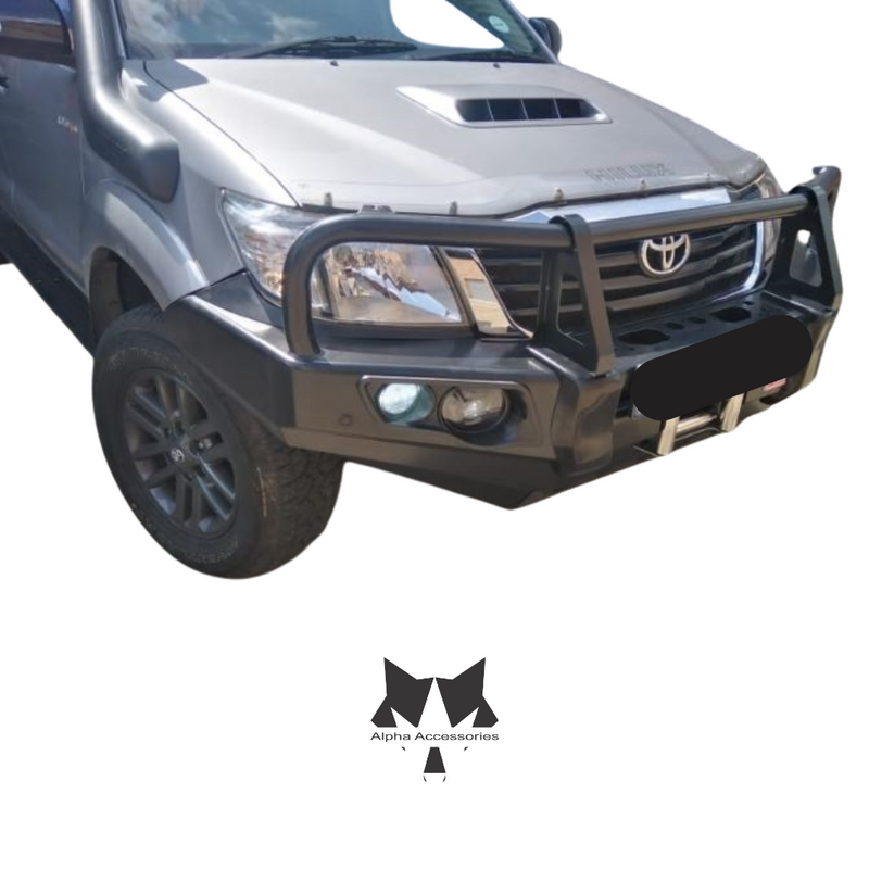 Runva | Toyota Fortuner D4D 2011–2016: Post Type Front Bumper Replacement Bullbar