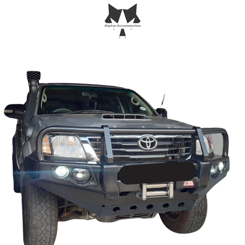 Runva | Toyota Fortuner D4D 2011–2016: Post Type Front Bumper Replacement Bullbar