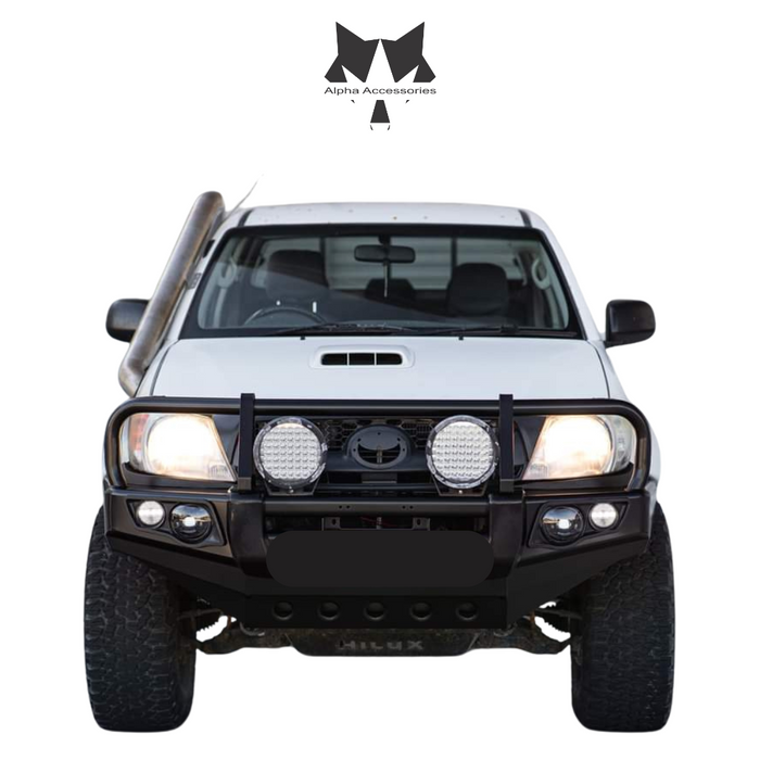 HILUX VIGO D4D 2005–2011: Post Type Front Bumper Replacement Bullbar