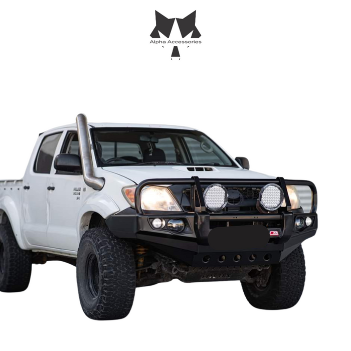 HILUX VIGO D4D 2005–2011: Post Type Front Bumper Replacement Bullbar