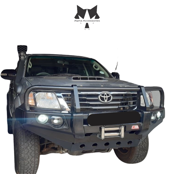 HILUX VIGO D4D 2011–2016: Post Type Front Bumper Replacement Bullbar